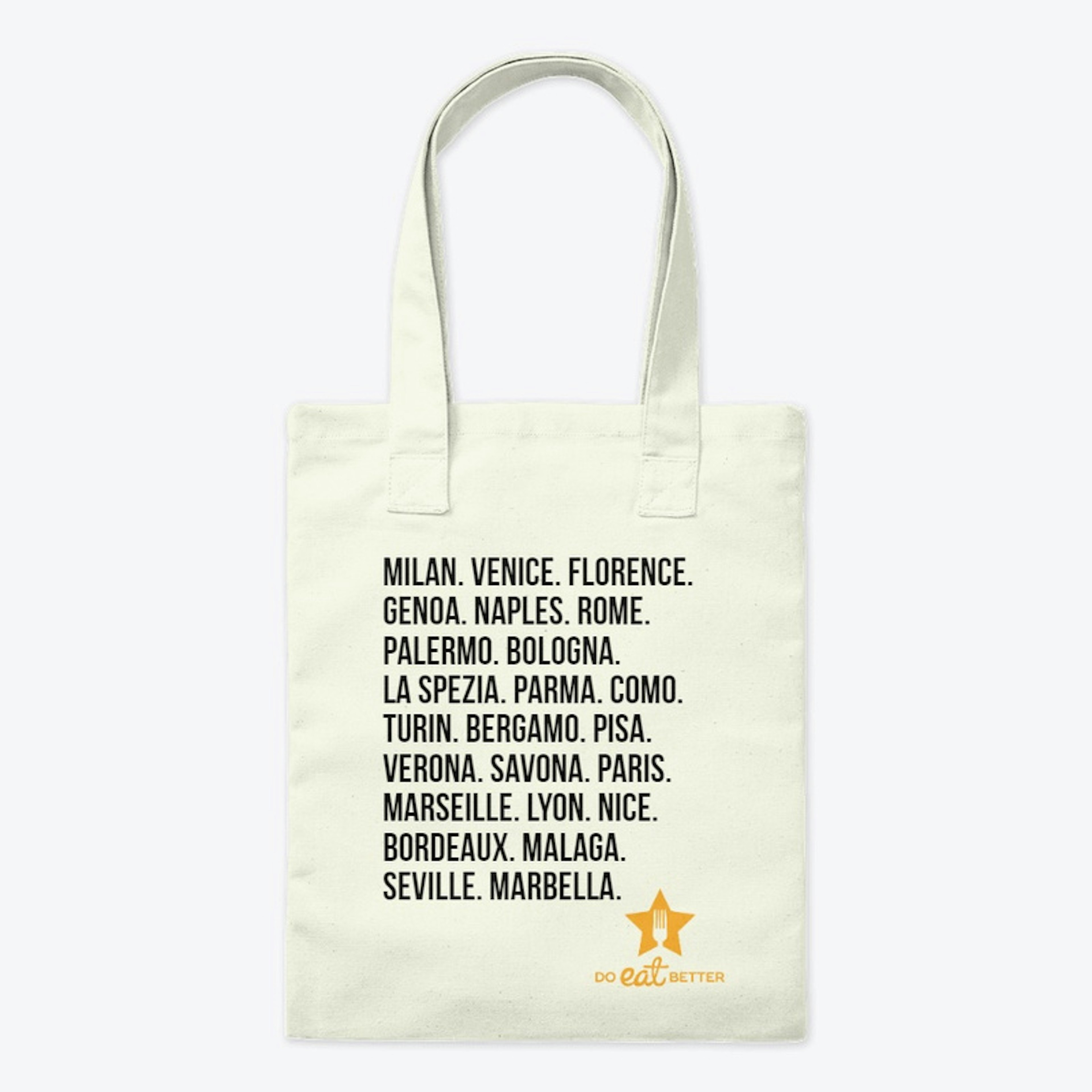 Italy, france,spain cities - bag